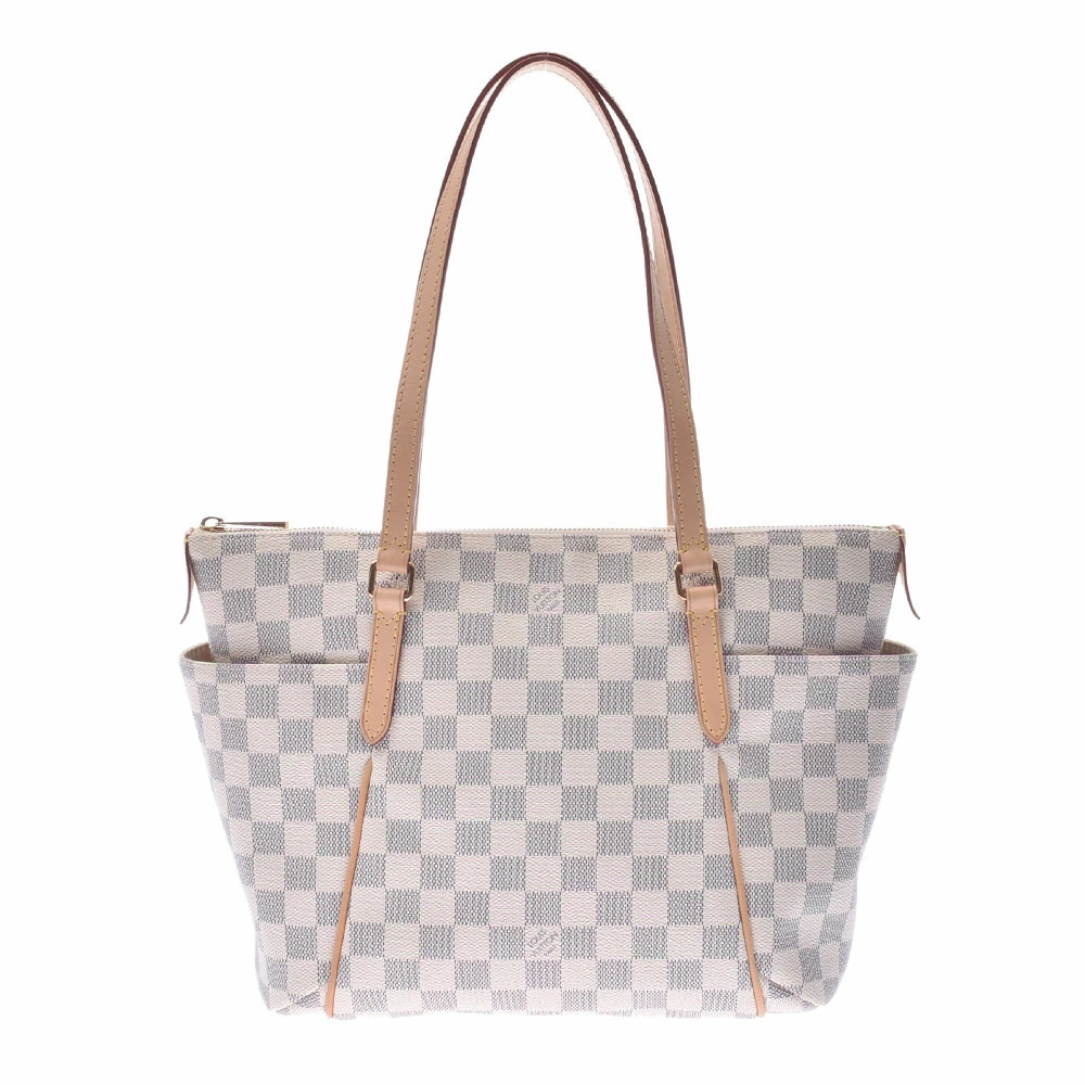 LOUIS VUITTON Damier Azur White Totally White Tote Bag